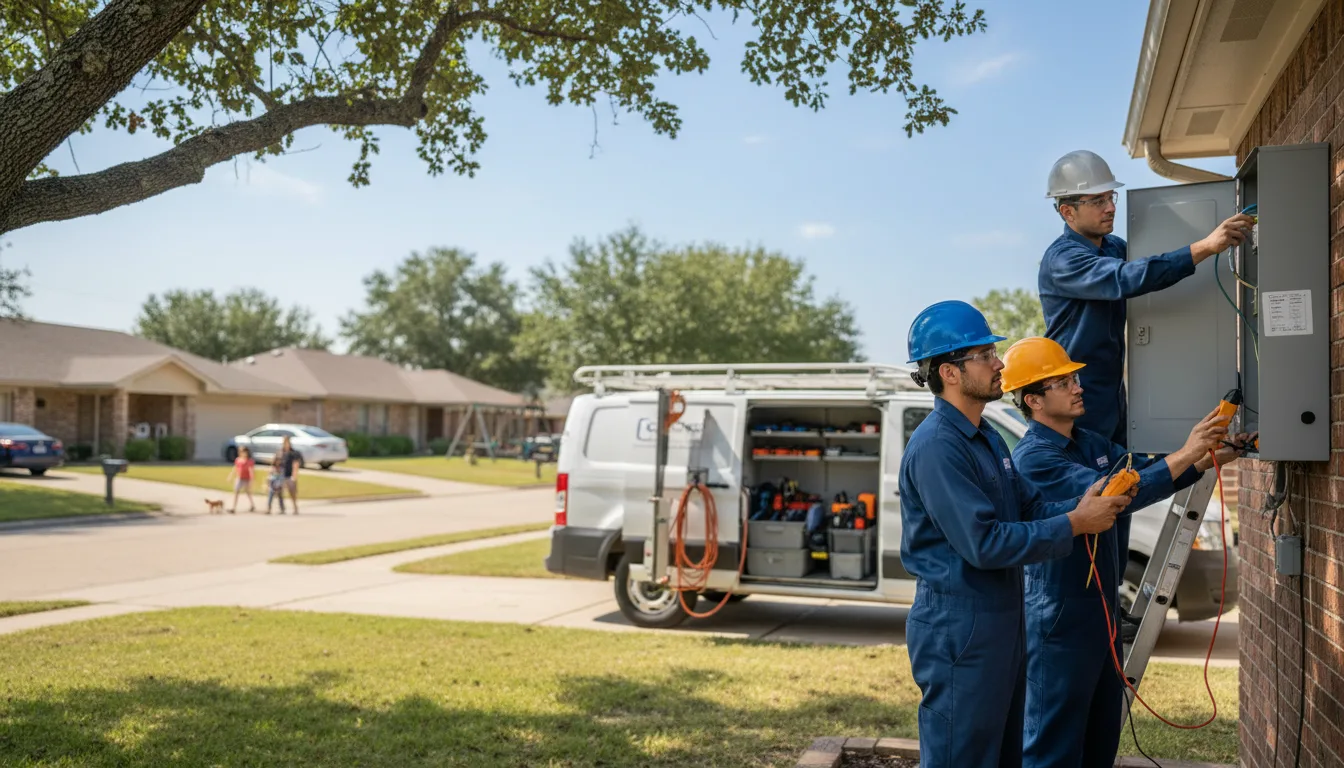 Certified electrician providing emergency electrical services in Verdon, NE